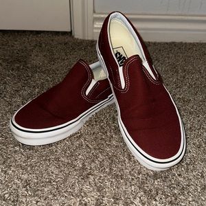 Maroon Vans Women’s size 8